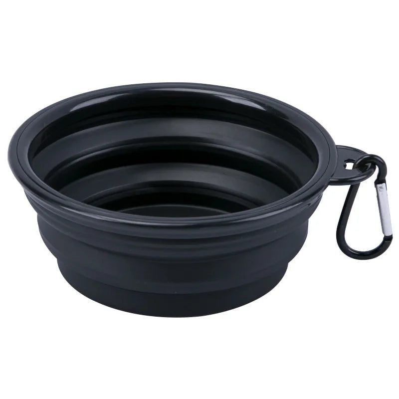 Collapsible Dog Silicone Bowl