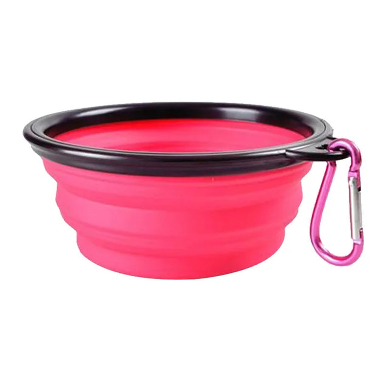 Collapsible Dog Silicone Bowl
