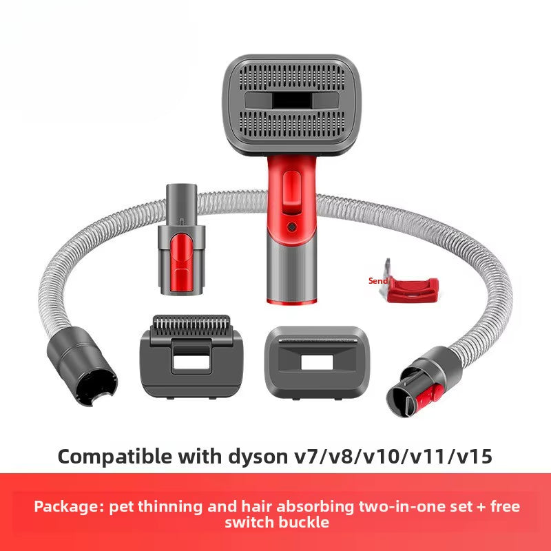 Pet Dog Grooming Kit for Dyson Vacuum V7 V8 V10 V11 V15 Cat Grooming Brush Attachment Dog Hair Groomer Tools Sets