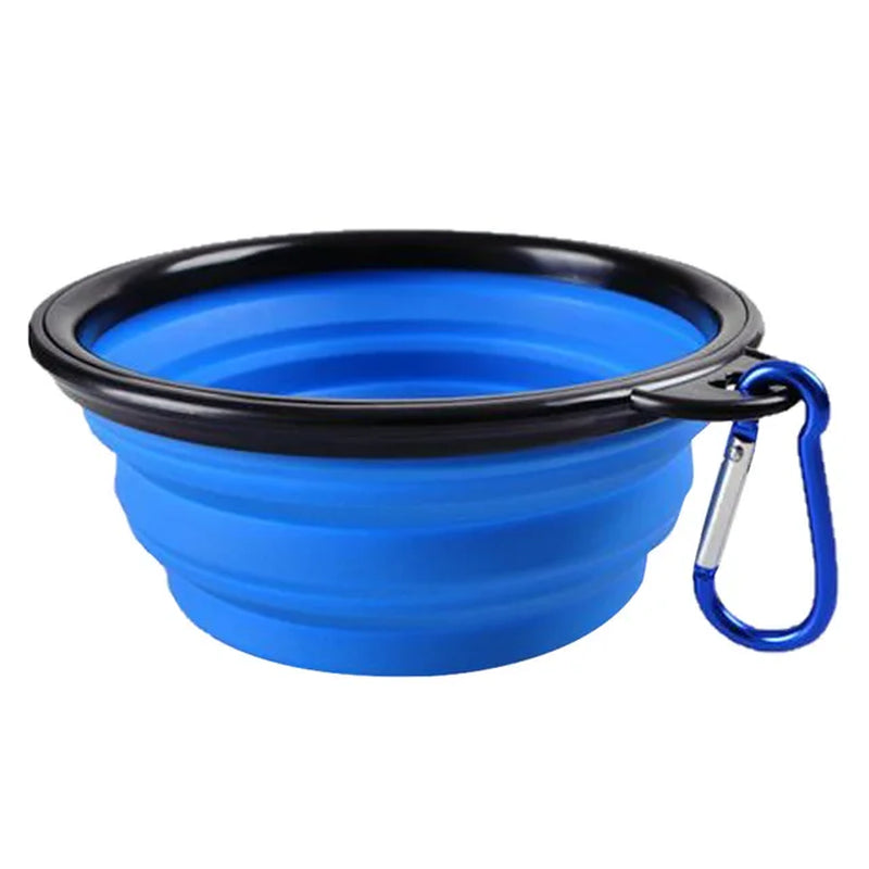 Collapsible Dog Silicone Bowl