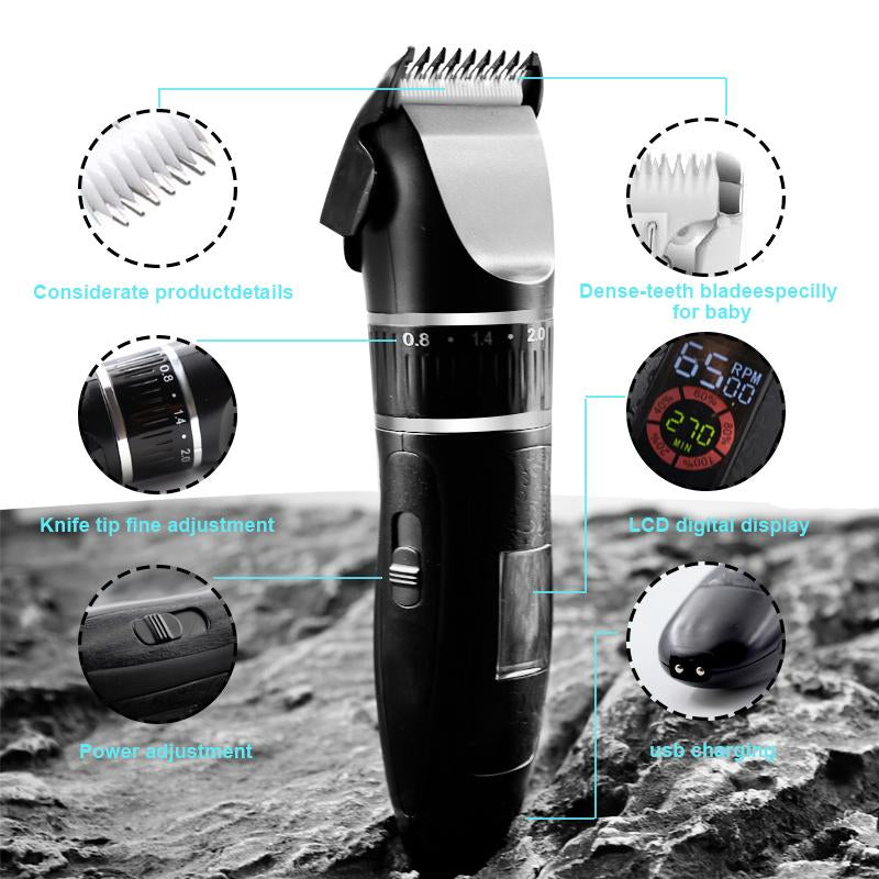 Rechargeable Pet Hair Trimmer Kit, Pet Body Hair Trimmer, Cordless Quiet Cat&Dog Trimmer for Grooming With, Pet Grooming Tool,Cat&Dogstuff,Waterproof, Low Noise Pet Shaver,For Thick Hair Grooming#Tiktokshopholidayhaul