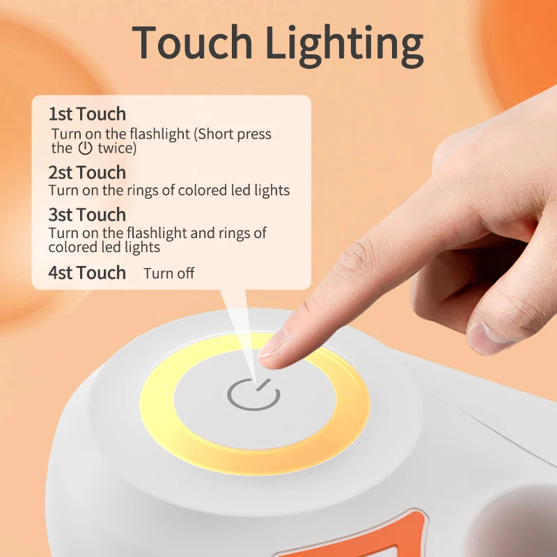 Automatic Retractable Dog Leash LED Luminous Leading Fashion Light Straps for Dog Puppy Pet Flexi Walking Running Lead