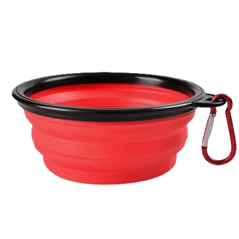 Collapsible Dog Silicone Bowl