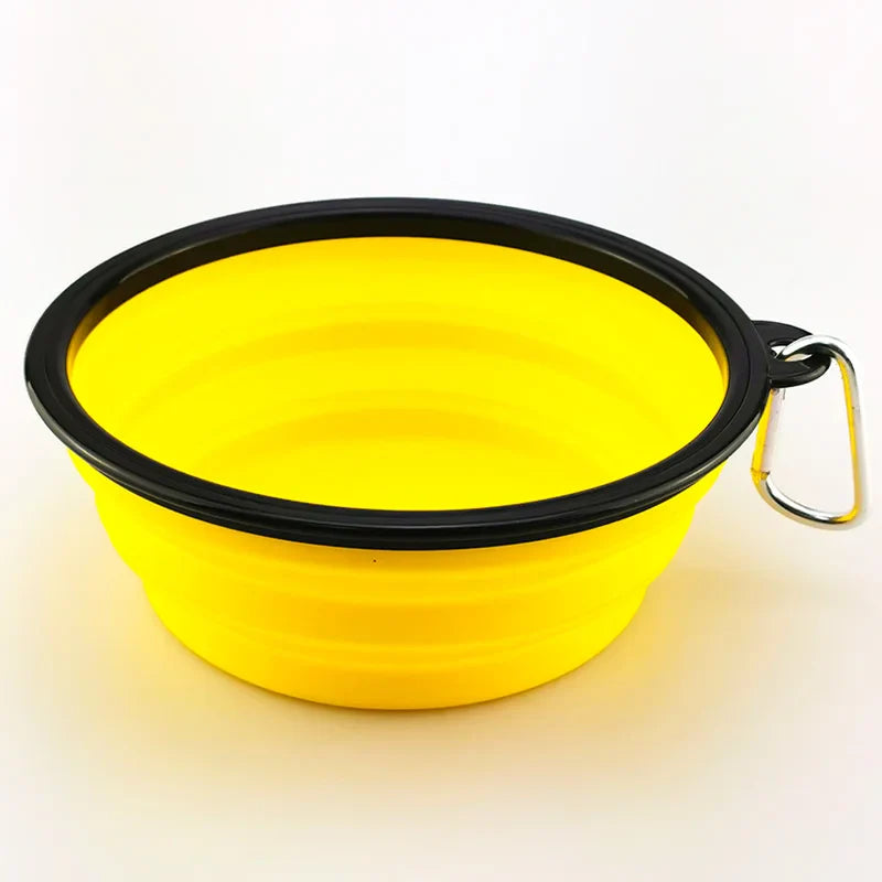 Collapsible Dog Silicone Bowl