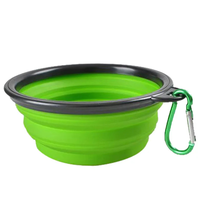 Collapsible Dog Silicone Bowl