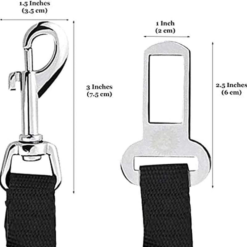 1PC Adjustable Pet Cat Dog Car Seat Belt Pet Seat Vehicle Dog Harness Lead Clip Safety Lever Nylon Colorful Traction Ddogs Leash