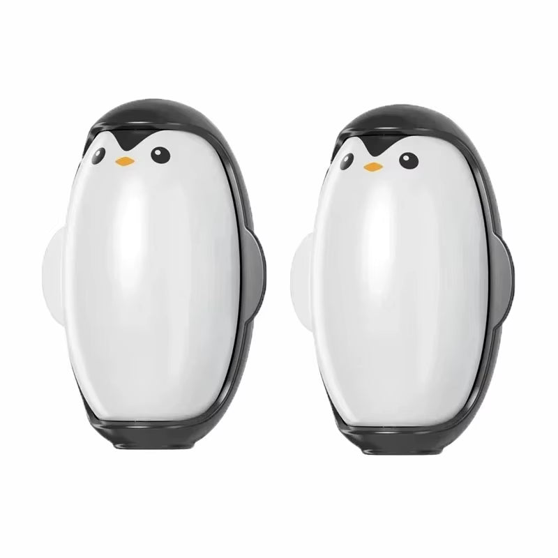 Penguin Lint Remover Reusable Portable Roller for Clothes Pet Hair Remover Washable Dust Removal Hairs Sticky Portable Gel Lint